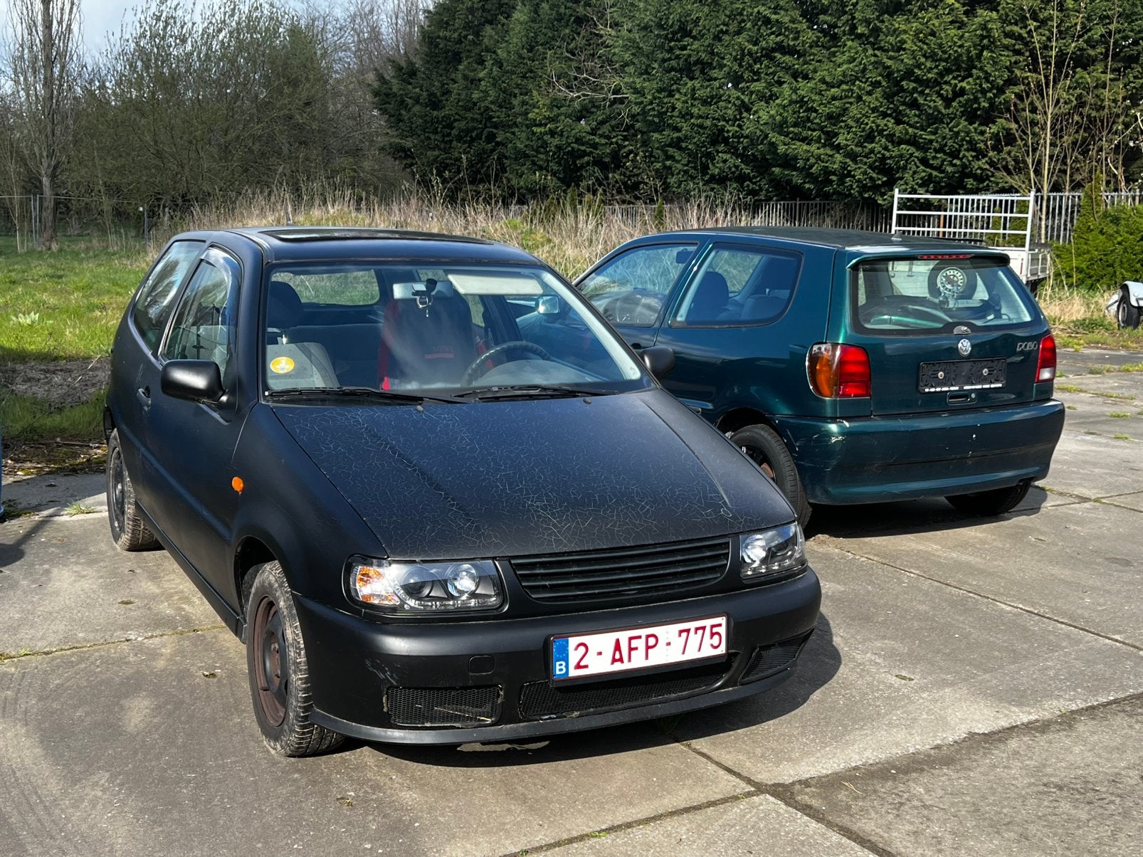 Volkswagen polo 6n 1997, Auto's, Volkswagen, Zwart, Handgeschakeld, Particulier, Voorwielaandrijving