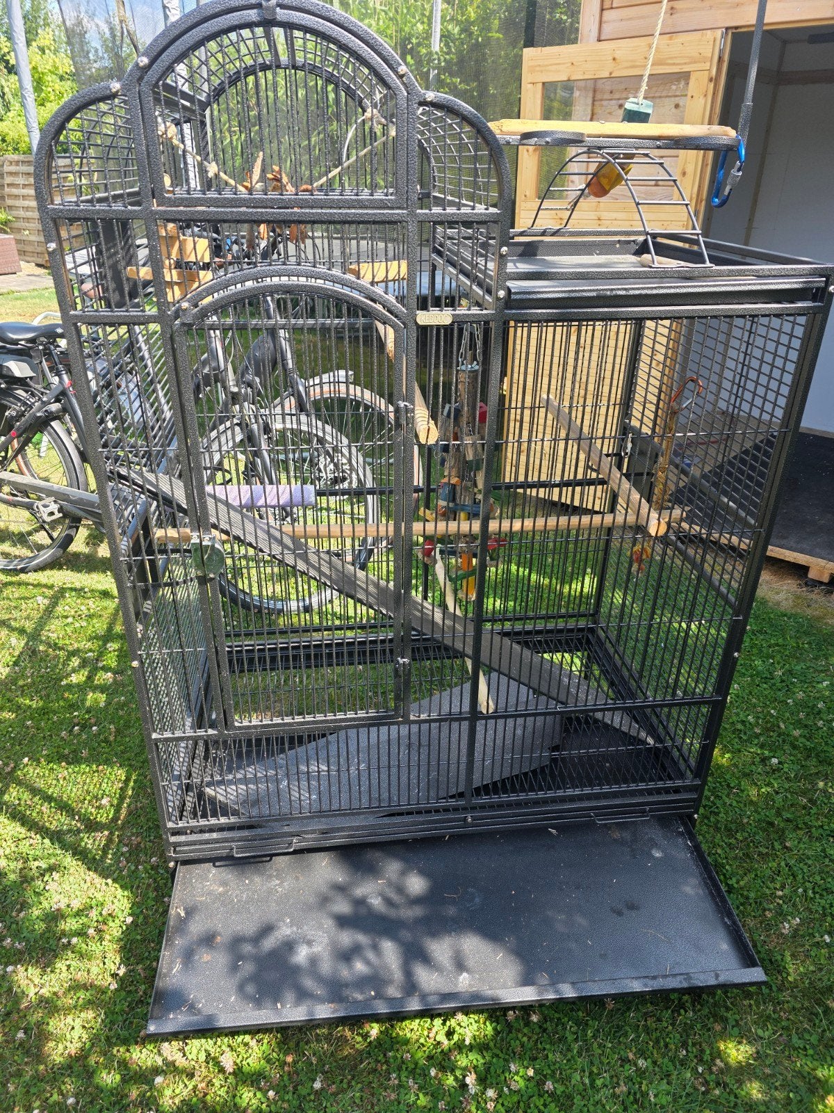 Vogelkooi,  geschikt voor papegaai, Enlèvement, Cage à oiseaux