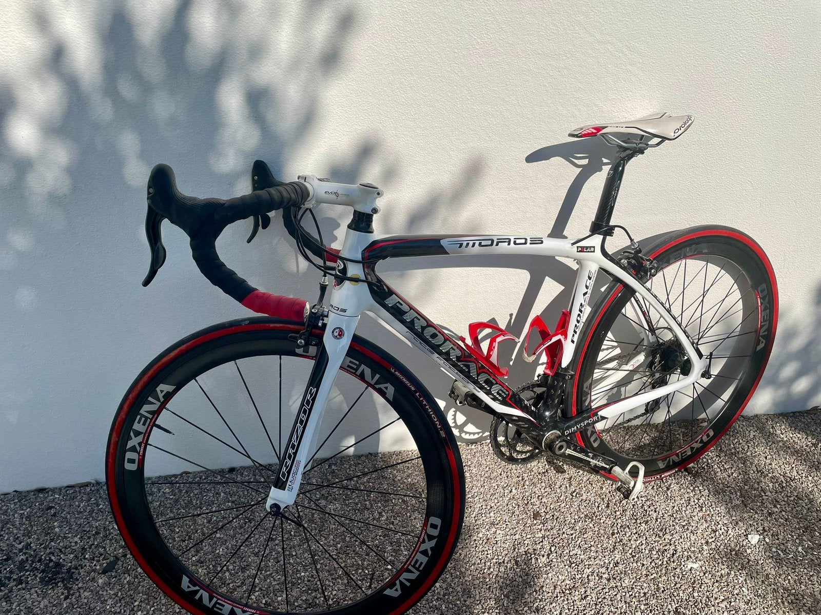 Te koop: Prorace Moros, Fietsen en Brommers, Fietsen | Racefietsen, Ophalen, Zo goed als nieuw, Carbon