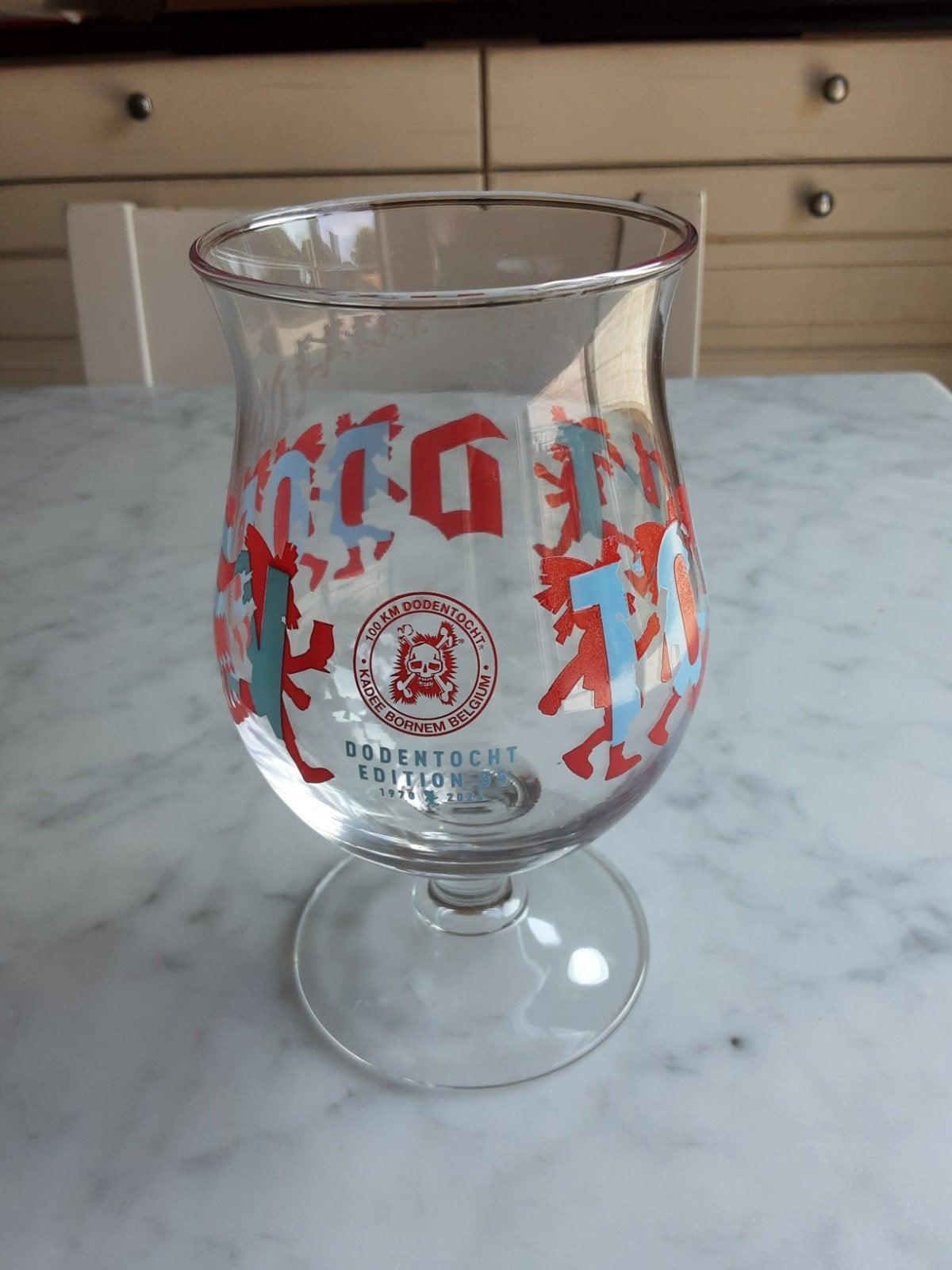 Duvelglas "Dodentocht edition 55", Ophalen, Nieuw, Glas of Glazen, Duvel