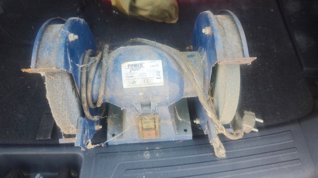 slijpmachine, Doe-het-zelf en Bouw, Gereedschap | Slijpmachines, Ophalen, Gebruikt, Minder dan 700 watt, Werkbankslijpmachine