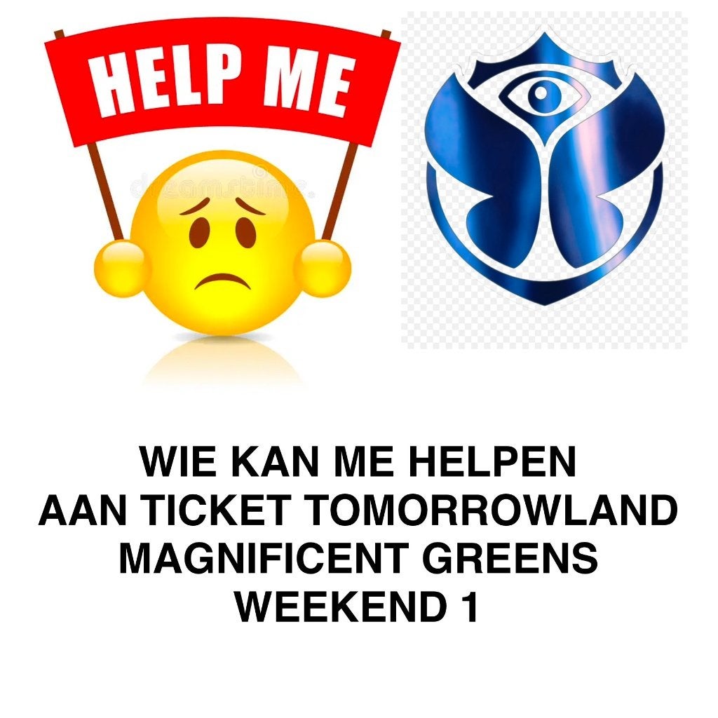 Op zoek naar ticket weekend 1 Tomorrowland, Eén persoon, Meerdaags