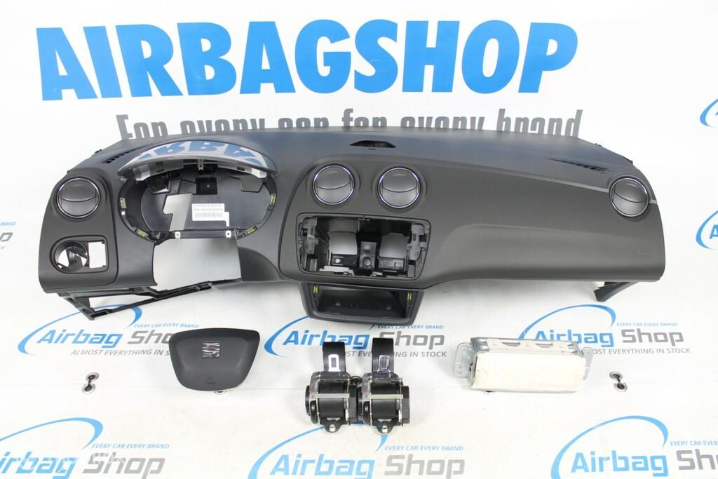 Airbag set - Dashboard bruin navi Seat Ibiza 6J facelift, Auto-onderdelen