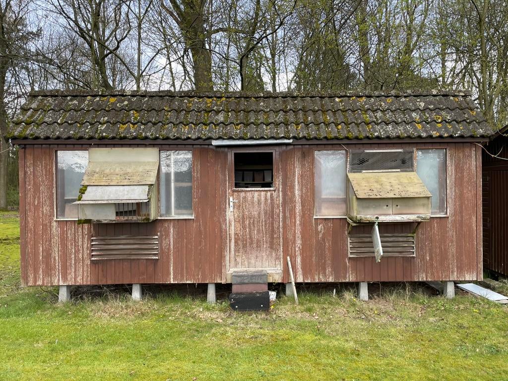 Gratis Duivenhok 7mx2m, Dieren en Toebehoren, Ophalen, Gebruikt, Hout, Overige typen
