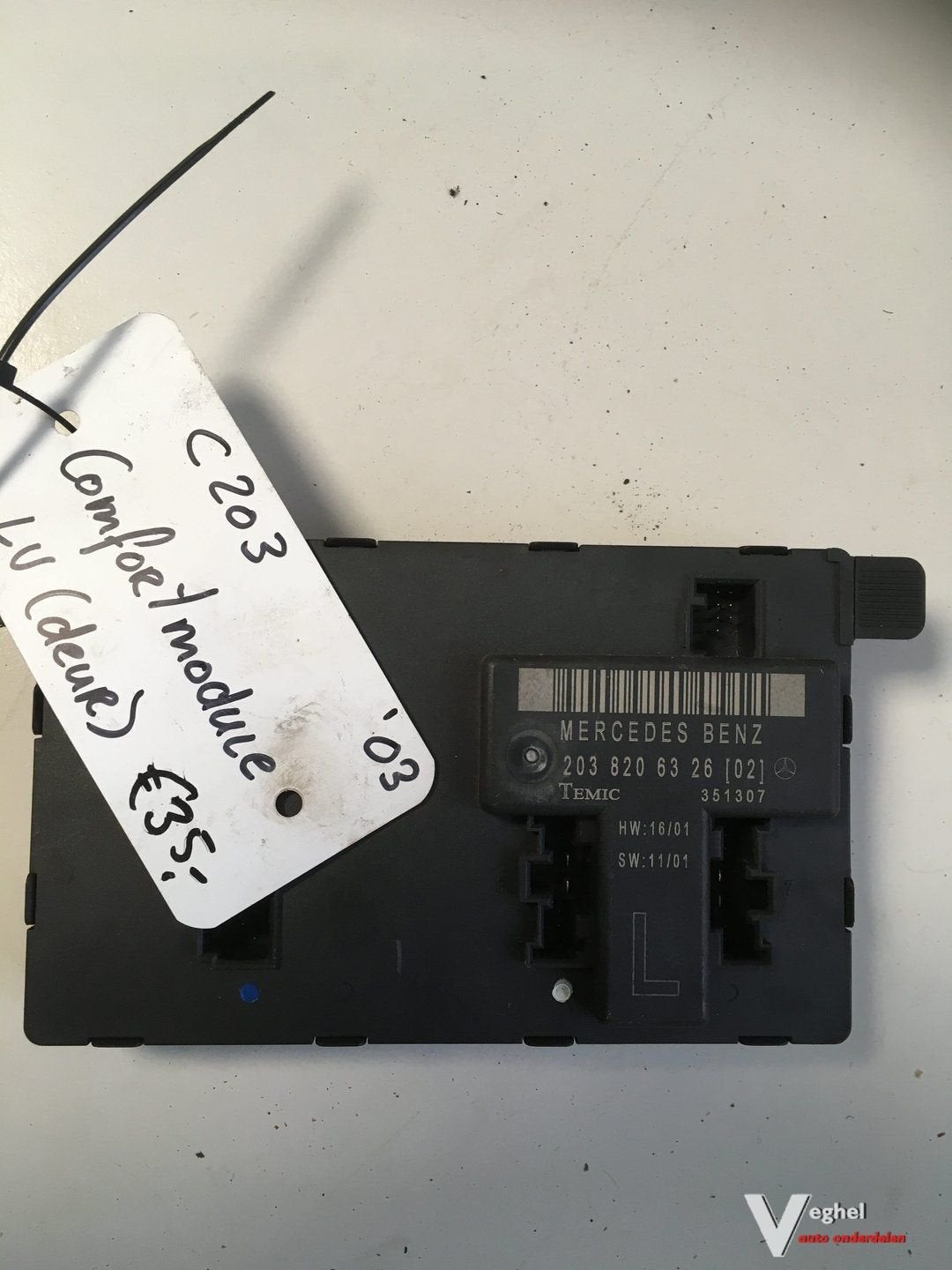 mercedes c203 comfortmodule '05 LV (deur), Gebruikt, -, -, Ophalen of Verzenden