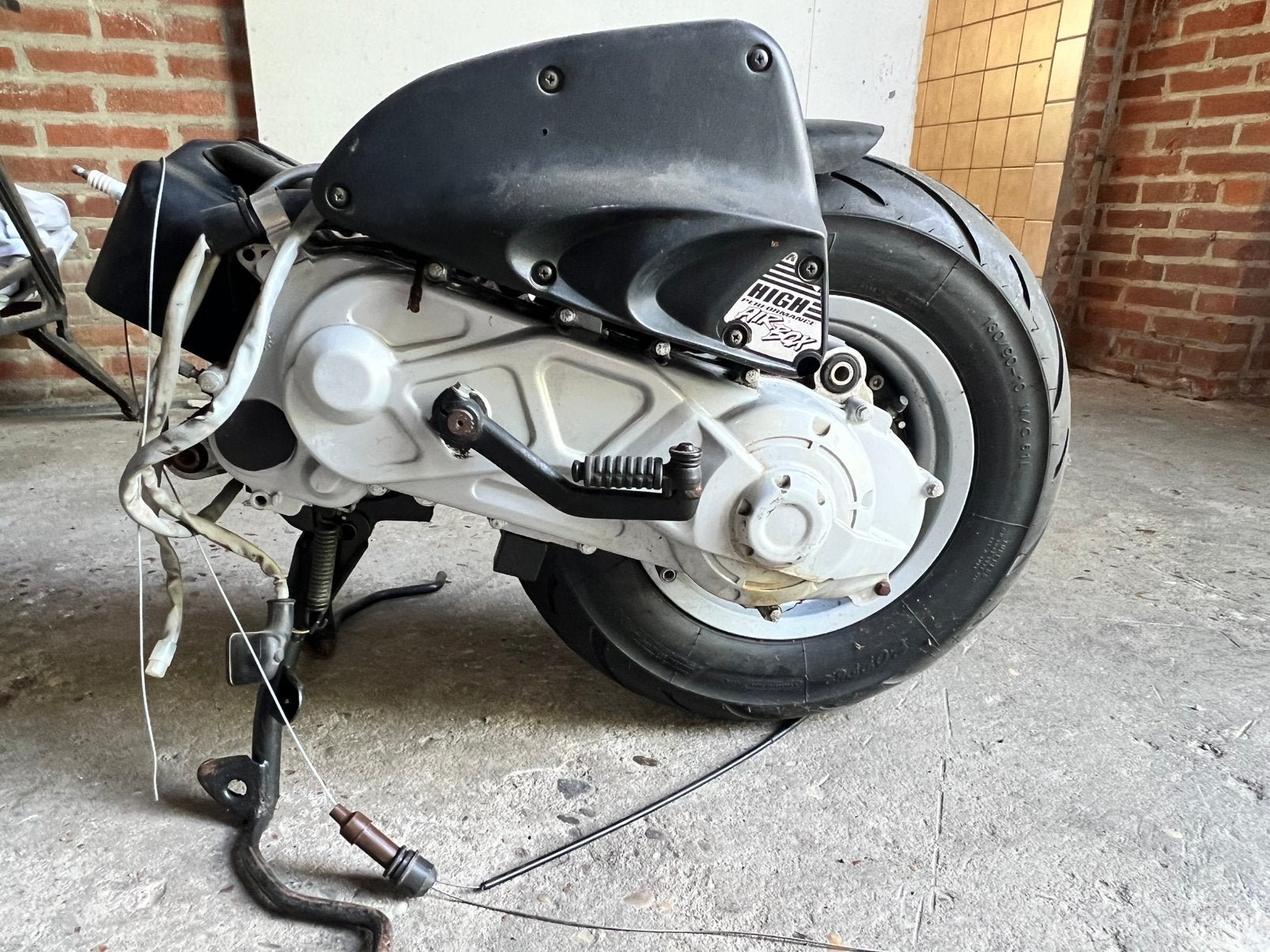 Gilera Stalker 50cc DD doubledisk AC blok compleet 6000km, Fietsen en Brommers, Ophalen