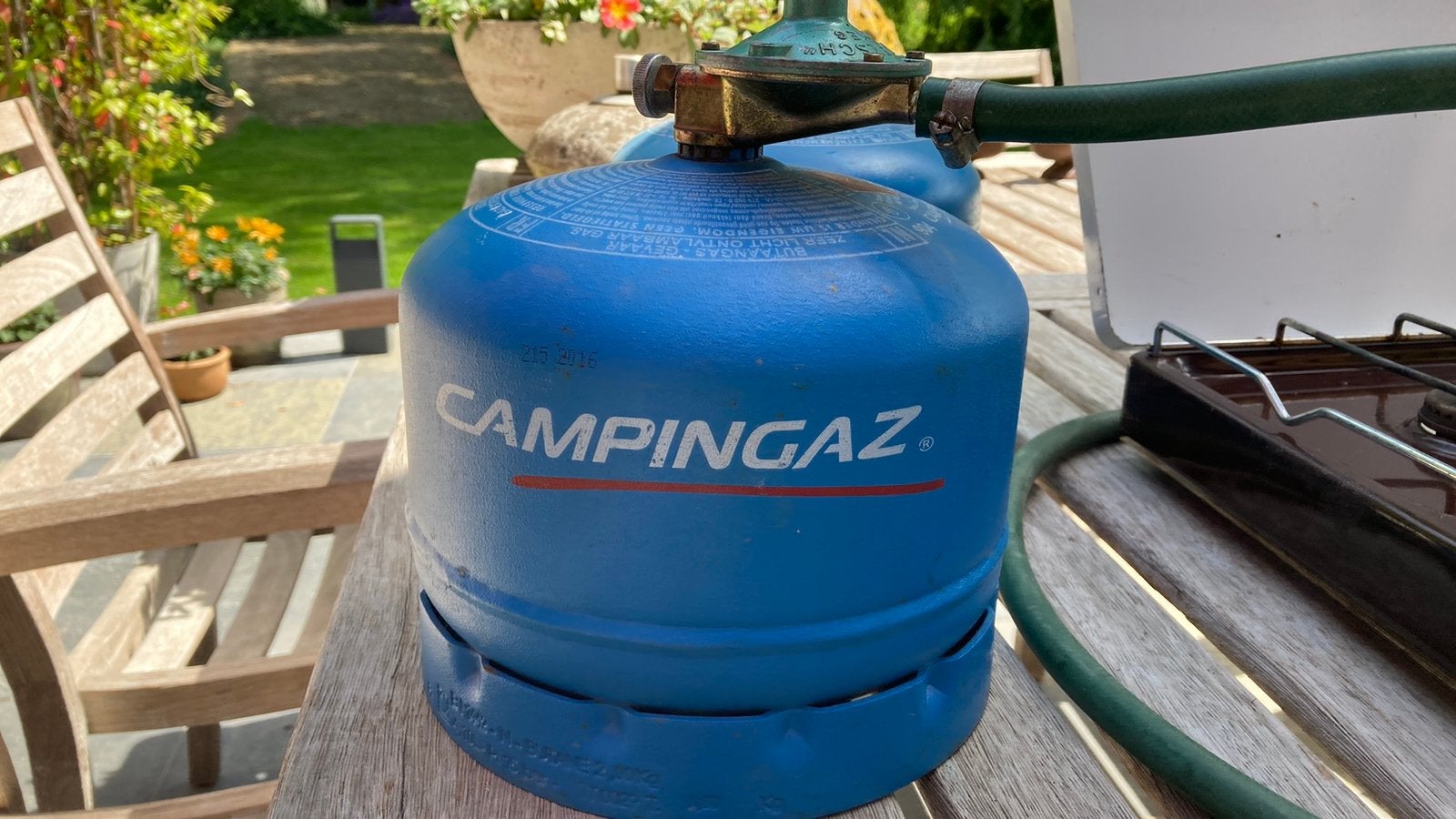 Brûleurs à gaz de camping avec gaz, Enlèvement, Utilisé