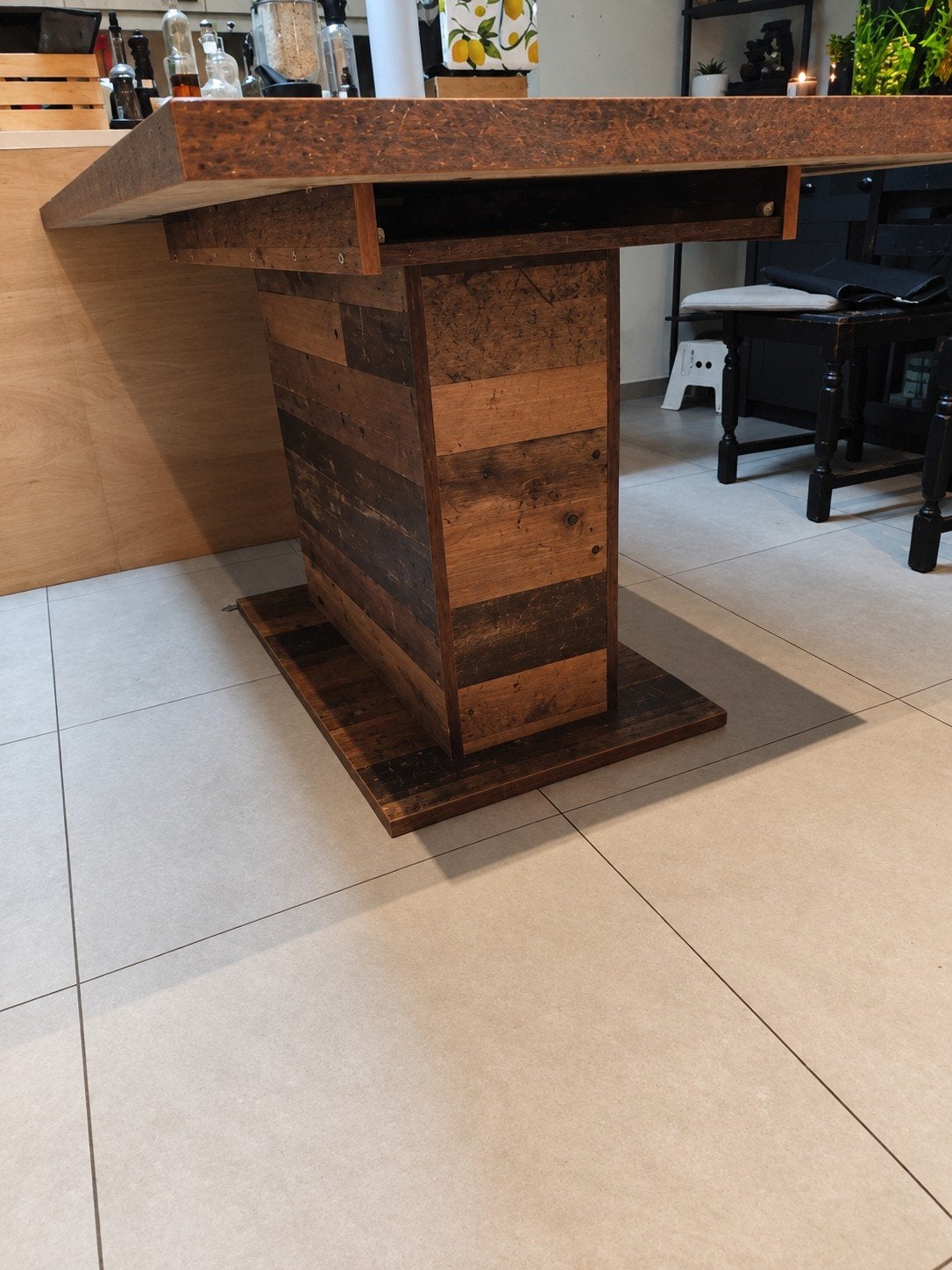 eettafel, Ophalen