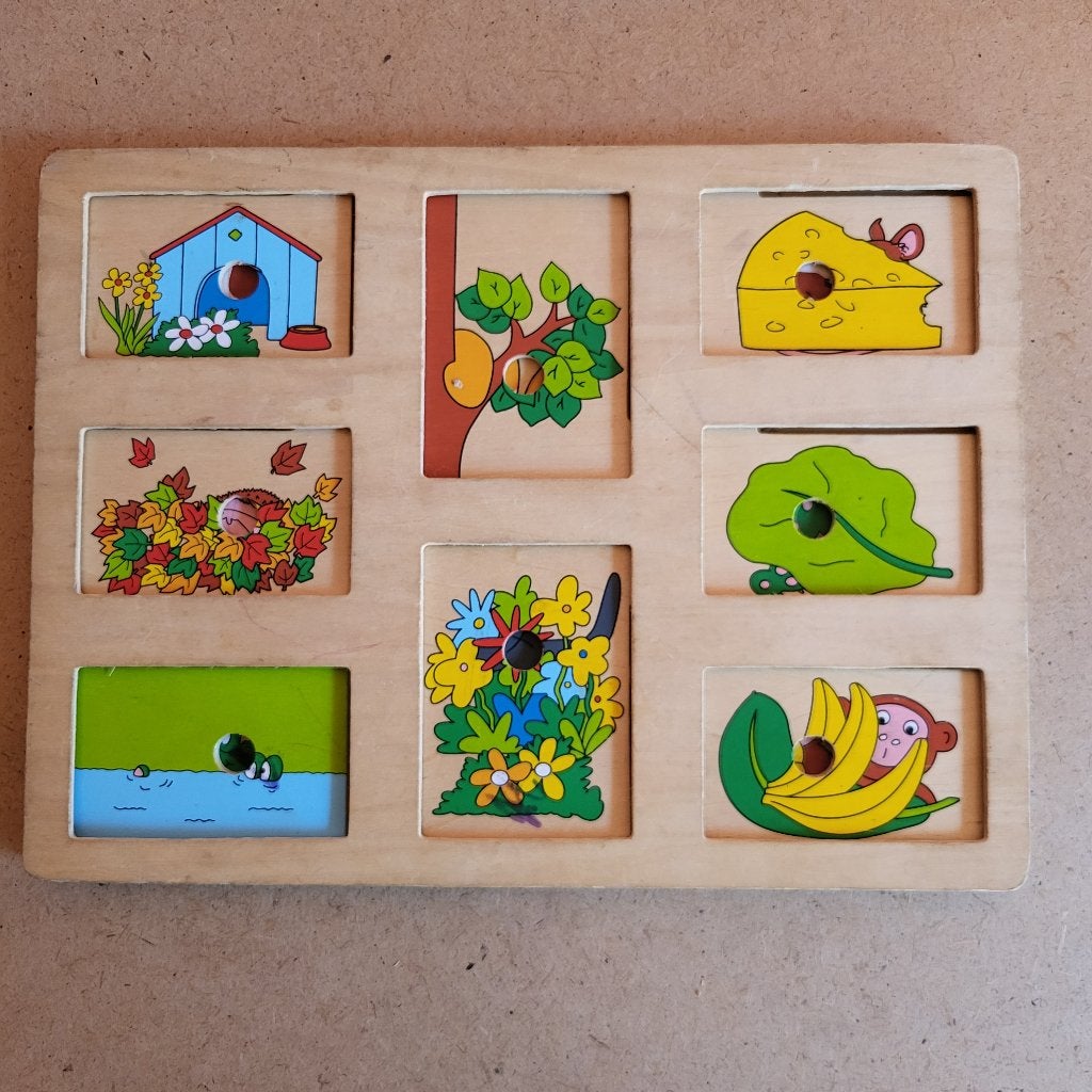 Houten puzzel dieren, Ophalen of Verzenden, Ontdekken