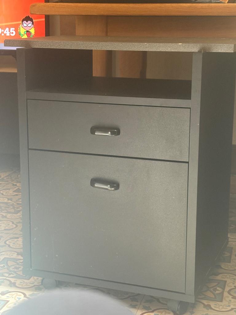 Caisson de bureau à roulette, Ophalen, Overige typen, Met lades, Zo goed als nieuw