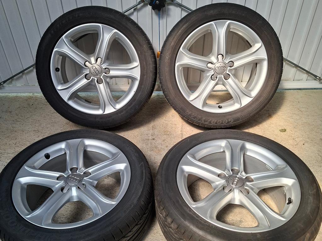 Jantes Audi 17 pouces, Ophalen, Gebruikt, Banden en Velgen, 17 inch