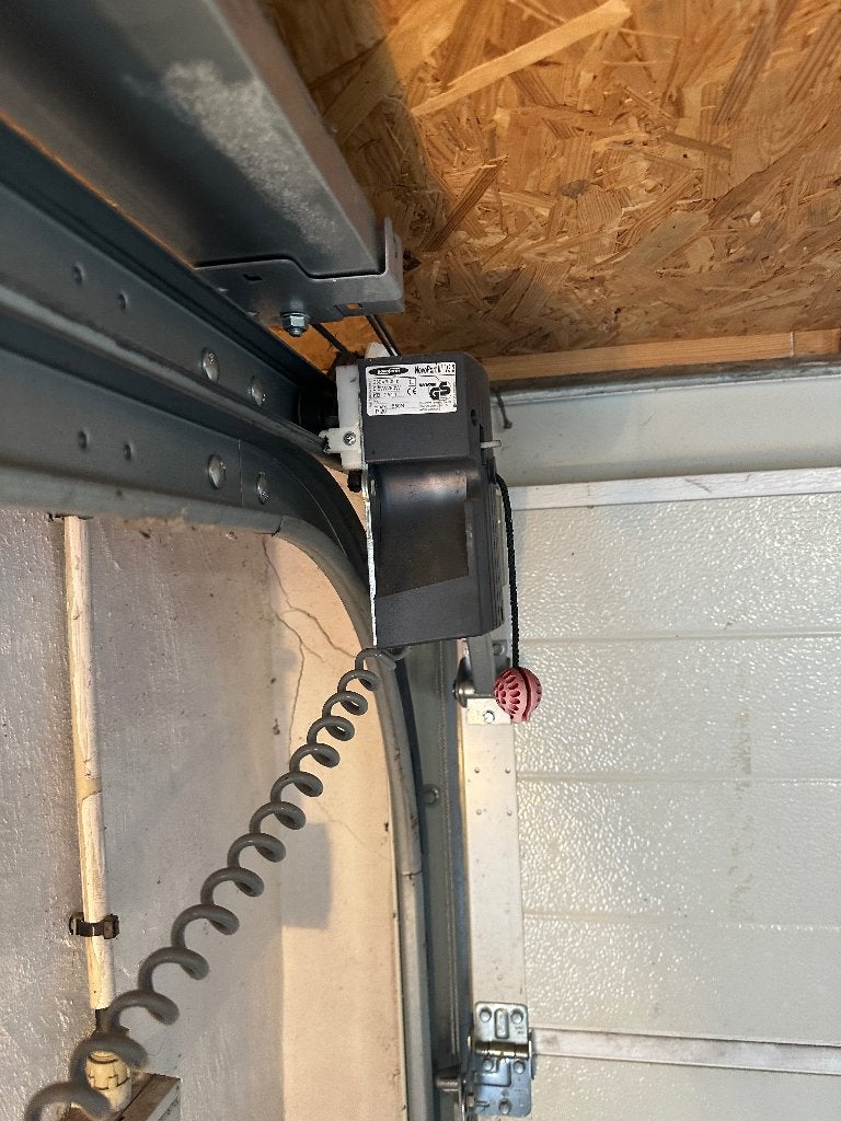 Garagepoort, Doe-het-zelf en Bouw, Ophalen, Kunststof, Gebruikt, Garagedeur