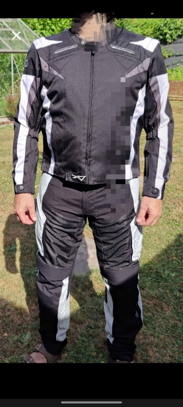 Ensemble de moto textile avec doublure Taille L, Motos, Enlèvement, Neuf, sans ticket, Ensemble