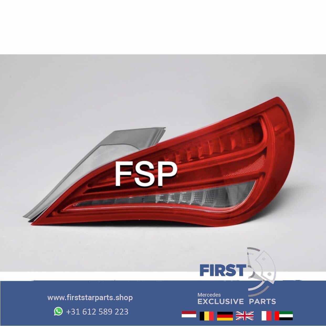W117 CLA LED achterlicht links origineel Mercedes lamp 2013-, Gebruikt, -, Ophalen of Verzenden, -