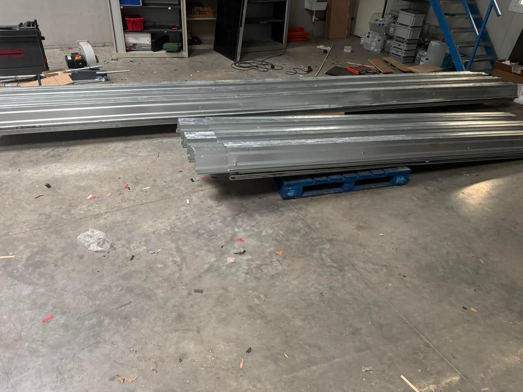 12 stukken steeldeck te koop, Doe-het-zelf en Bouw, Ophalen, Zo goed als nieuw