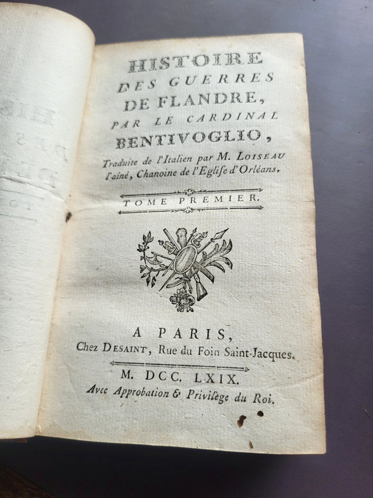 Histoire des Guerres de Flandre 3 delen 1769, Ophalen of Verzenden