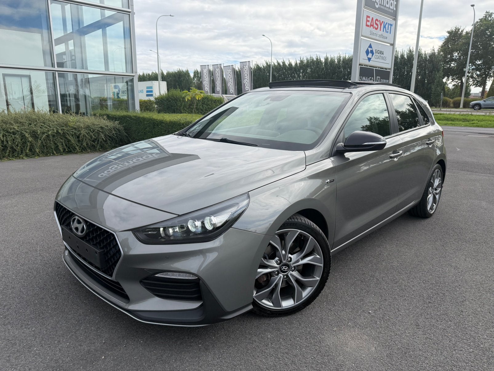 Hyundai i30 N-Line 1.4 benzine, , T- Gdi 5d 2019 km138.000, Autos, Argent ou Gris, Achat, Euro 6, Entreprise