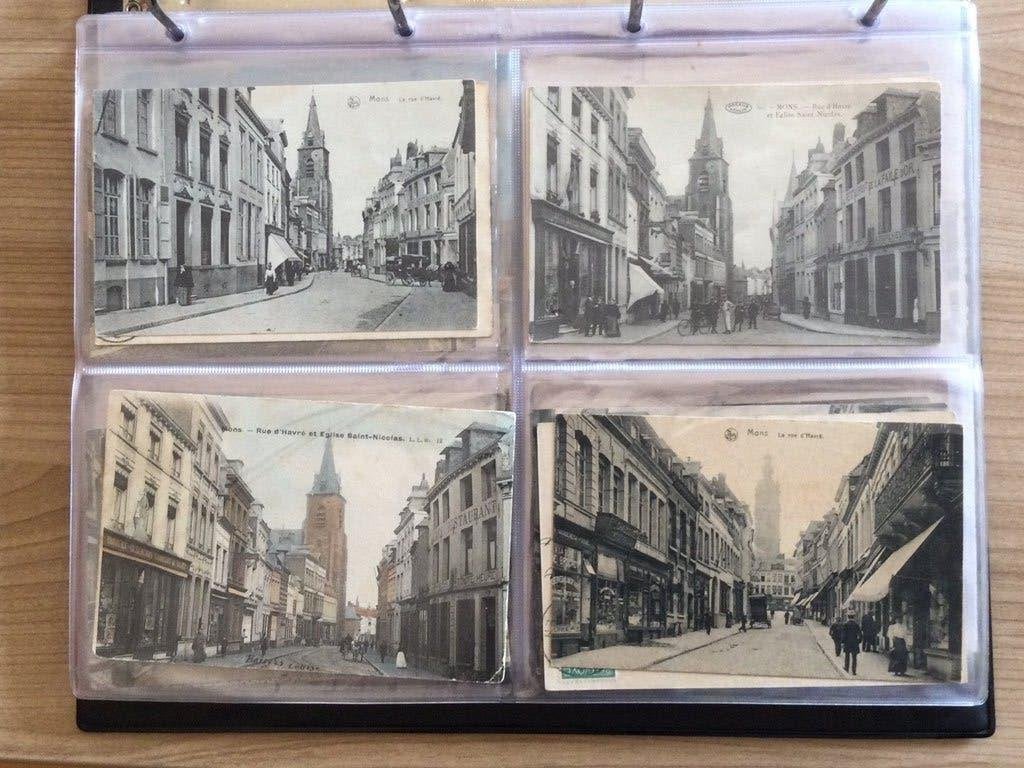 Cartes postales : lot de 72 cartes de MONS, Ophalen, Voor 1920, Gelopen, Henegouwen
