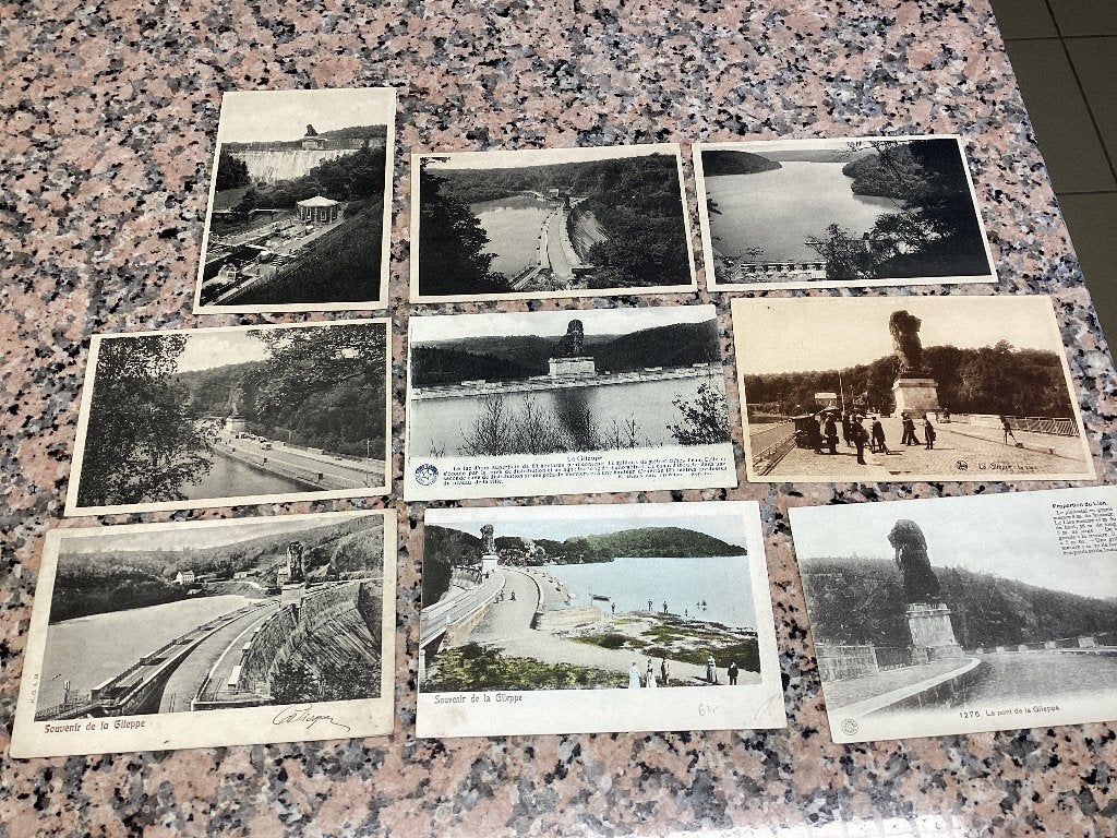 Lot 9 cartes postales anciennes LA GILEPPE, Enlèvement ou Envoi, 1920 à 1940, Affranchie, Liège
