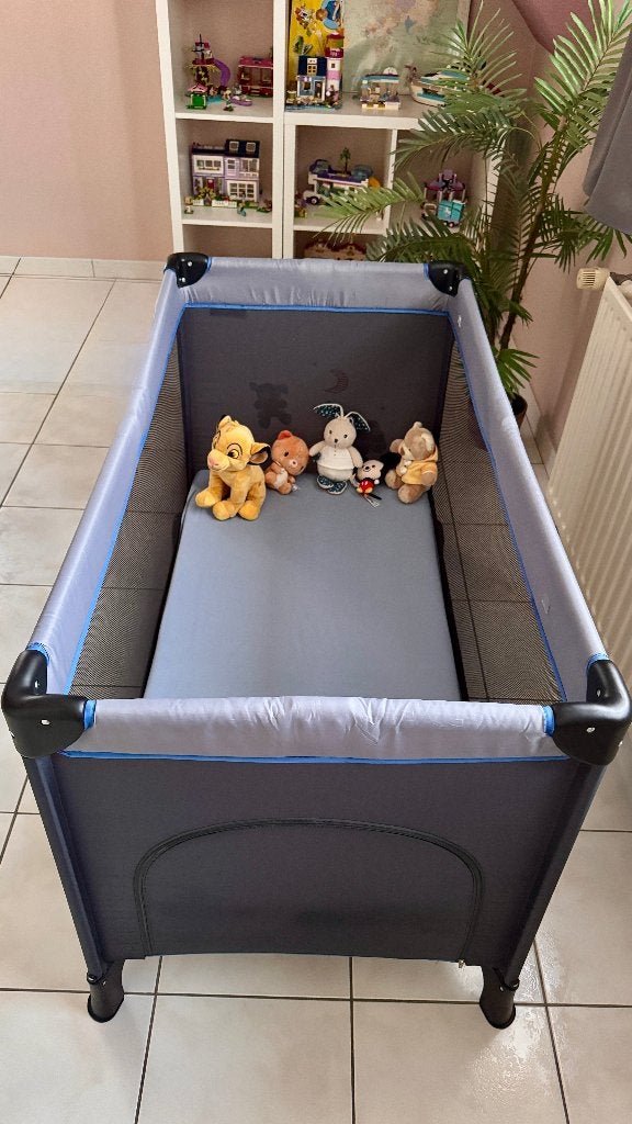 Nattou reisbed – zeer nette staat + originele draagtas, Ophalen, Zo goed als nieuw, Minder dan 140 cm, Matras