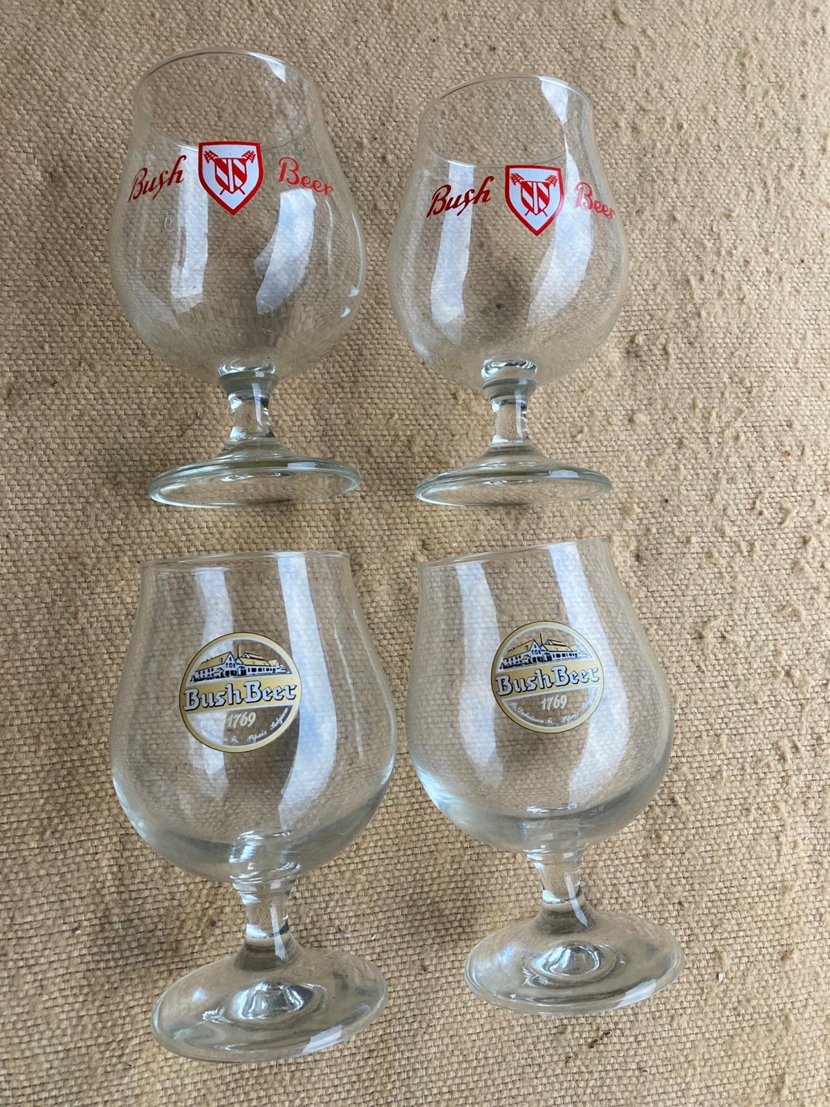 Bush, 4 koppeltjes, Ophalen, Zo goed als nieuw, Glas of Glazen