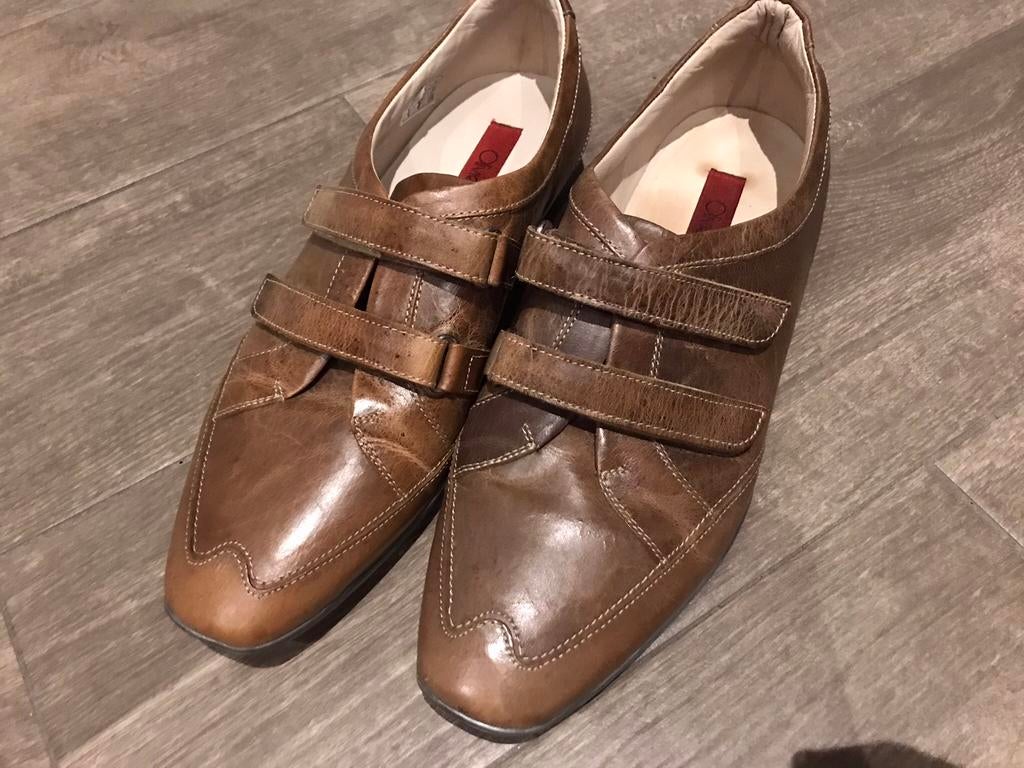 SPLİNTERNİEUWE LEDEREN DAMESSCHOEN MAAT 38 ,Olivier strelli, Kleding | Dames, Schoenen, Bruin, Overige typen, Nieuw, Olivier strelli