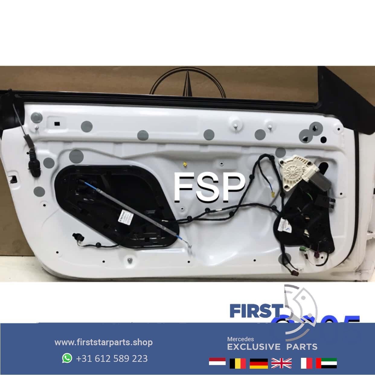 C205 A205 COMPLETE DEUR Mercedes C Klasse COUPÉ CABRIO PORTI, Auto-onderdelen, Gebruikt, -, Deur, Links