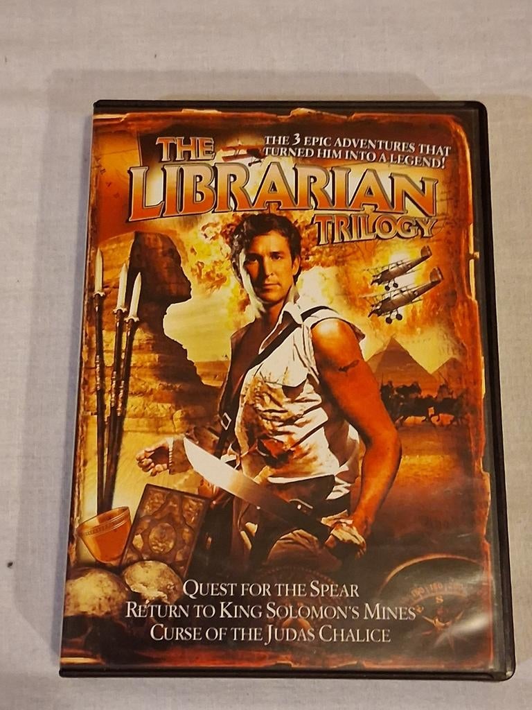 Dvd-box The Librarian trilogy, À partir de 12 ans, Enlèvement ou Envoi, Comme neuf, Coffret