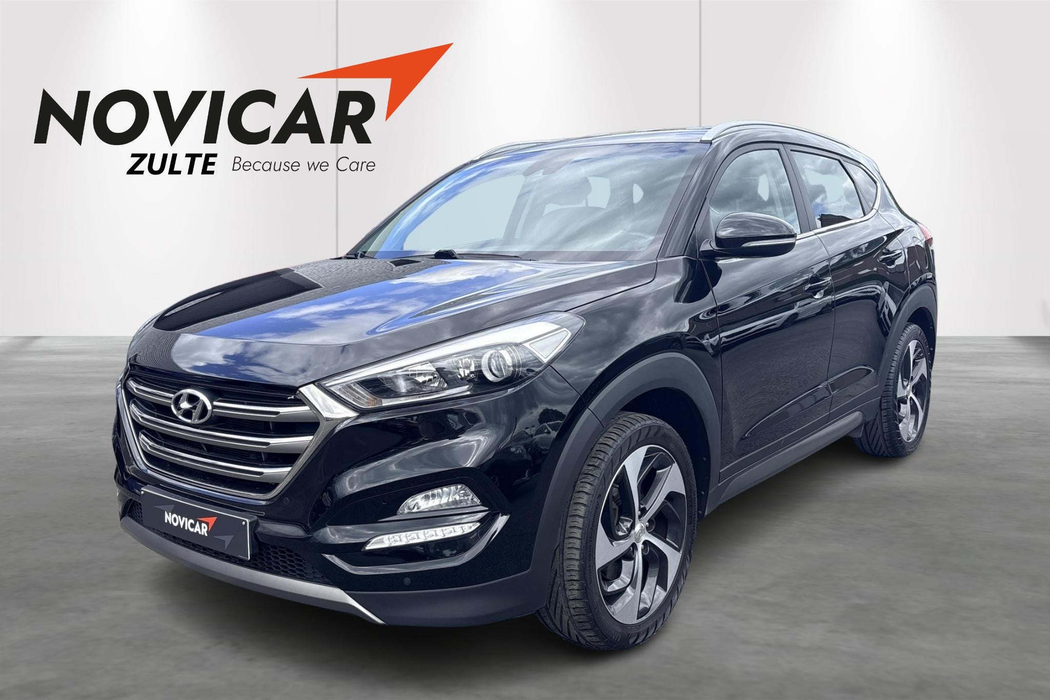 Hyundai Tucson 1.6 T-GDi 4x4 DCT Executive + TREKHAAK - GPS, Automaat, Stof, Gebruikt, Euro 6