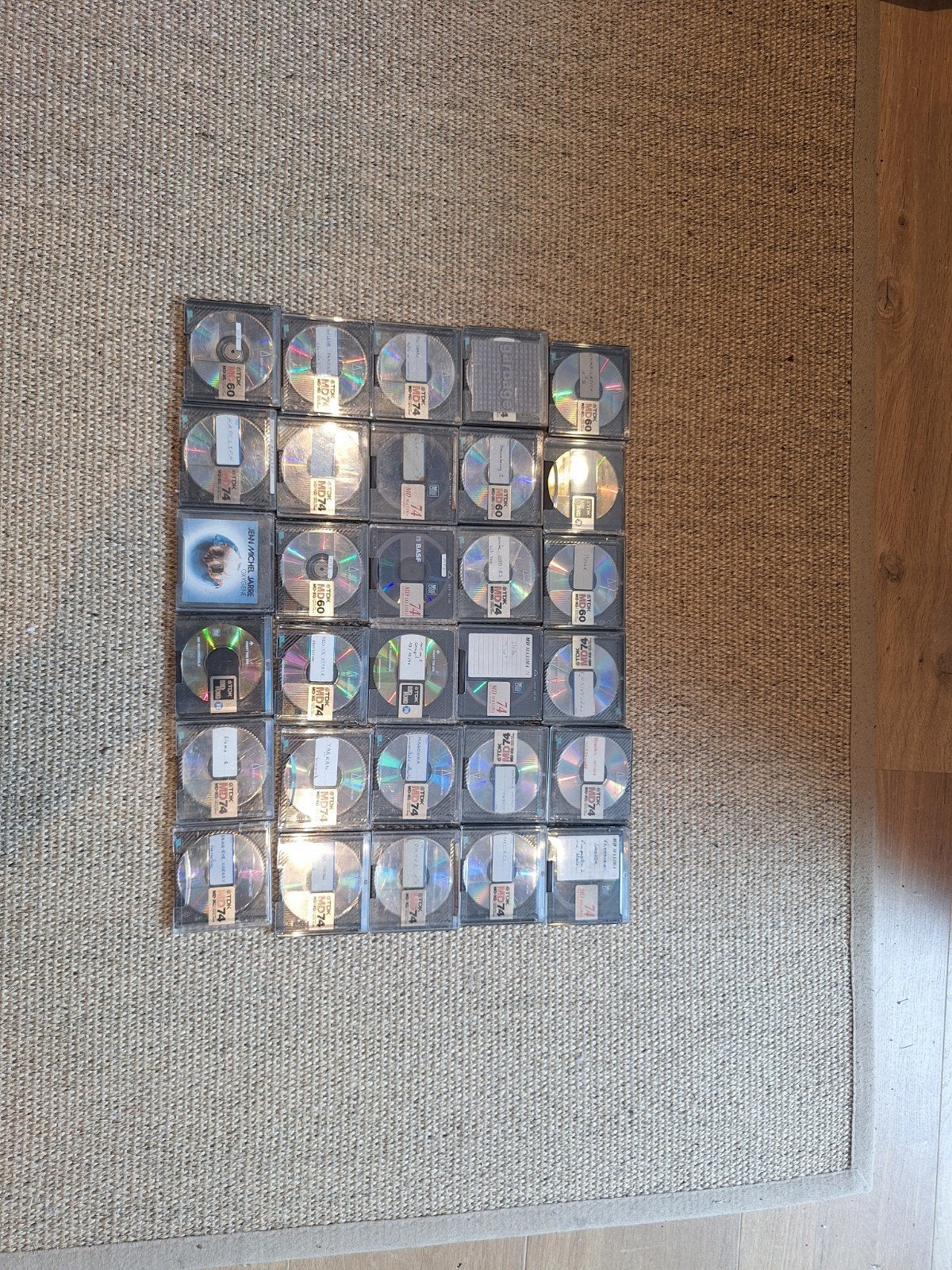 lot de 30 minidiscs sony tdk basf, Ophalen of Verzenden