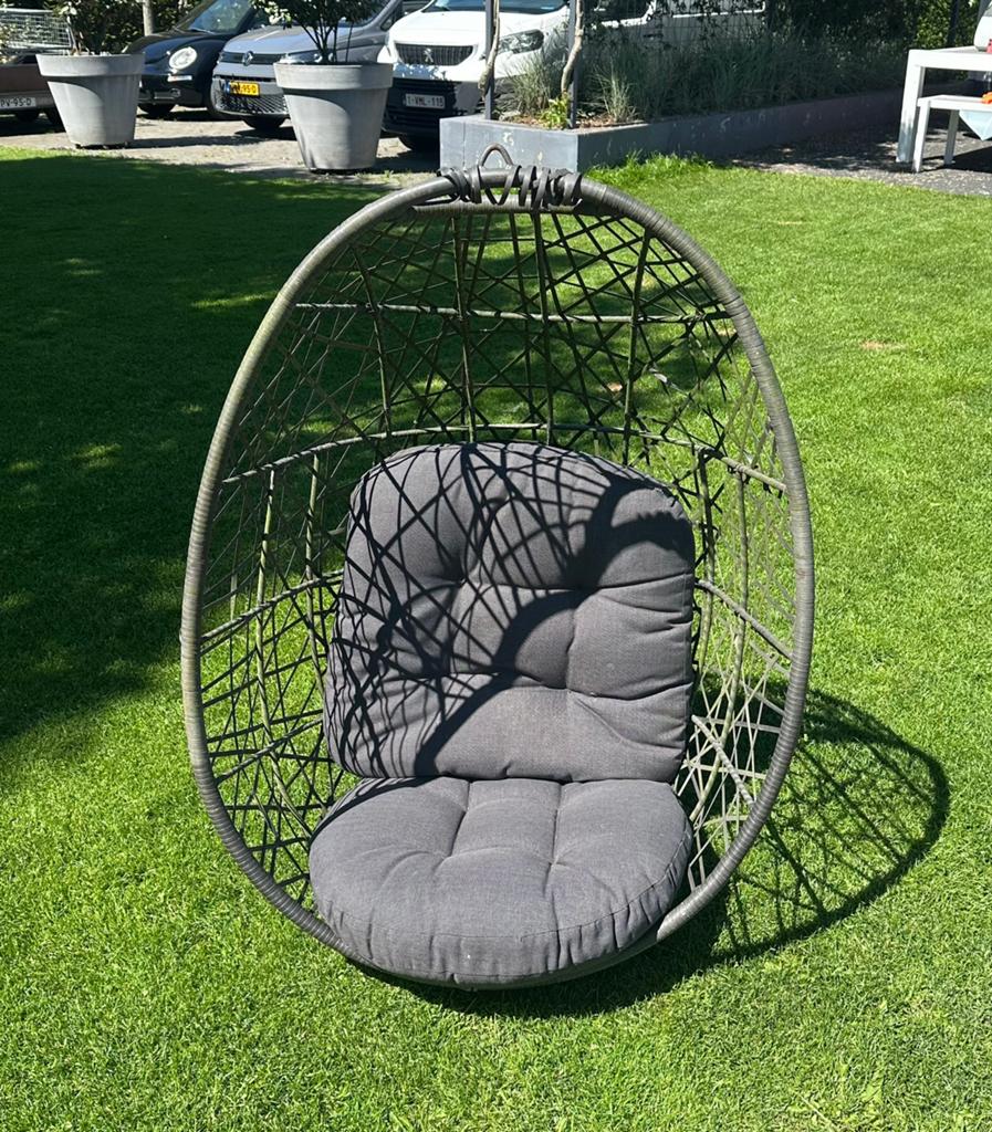 Hangstoel tuin, Tuin en Terras, Ophalen, Gebruikt, Rotan