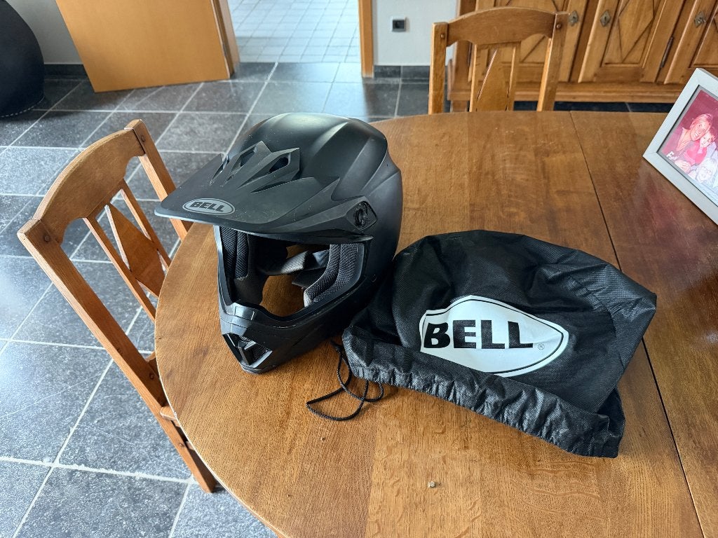 Casque moto cross Bell XXL, Autres marques, Seconde main, Enlèvement ou Envoi, Casque intégral