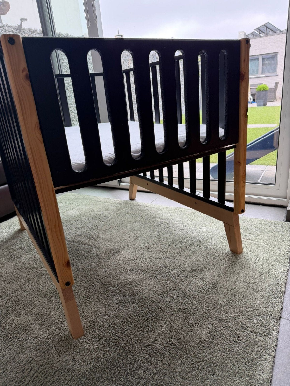 Babypark van Pericles, Kinderen en Baby's, Ophalen, Zo goed als nieuw, Rechthoekig, In hoogte verstelbaar