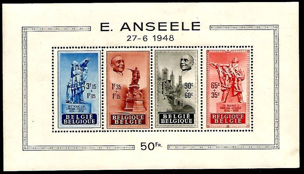 1948 Stichting E. Anseele OBP BL 26**, Postzegels en Munten, Orginele gom, Ophalen of Verzenden, Zonder stempel, Postfris