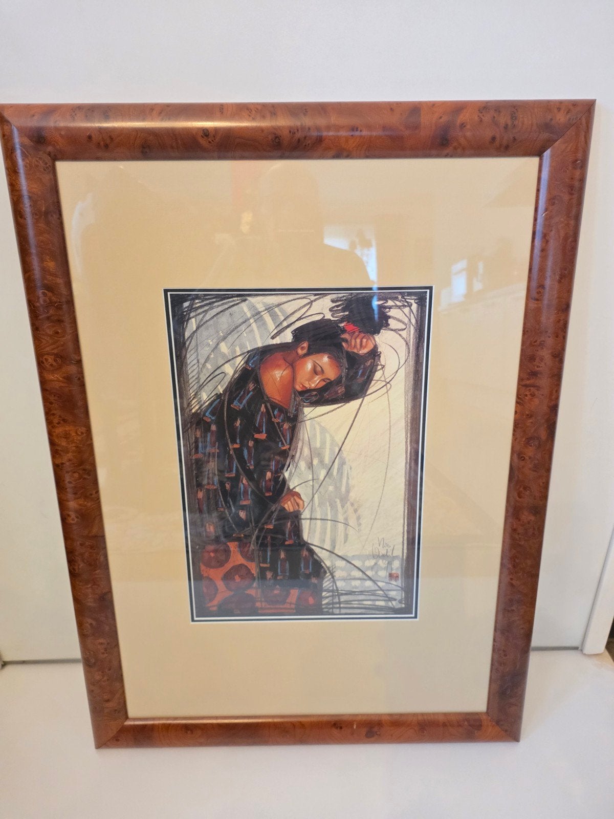 Nico Vrielink (1958) – Elegante muze 'Jeane' – Gesigneerd, Signé, Enlèvement