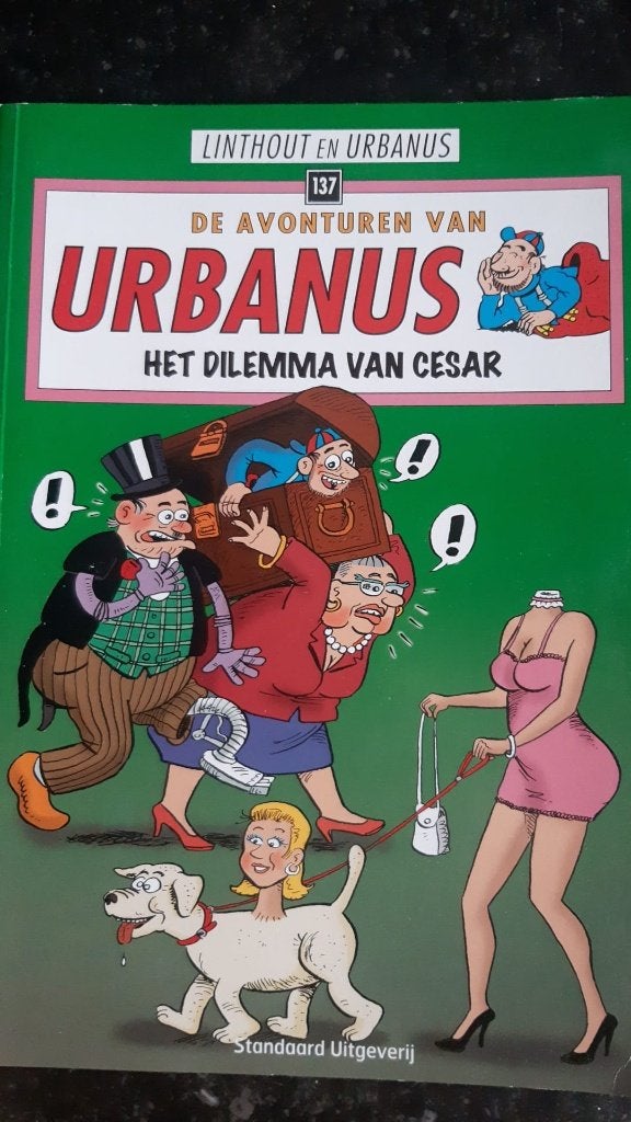 Urbanus 137 - Het dilemma van Cesar - 1ste druk, Enlèvement, Comme neuf, Urbanus; W. Linthout