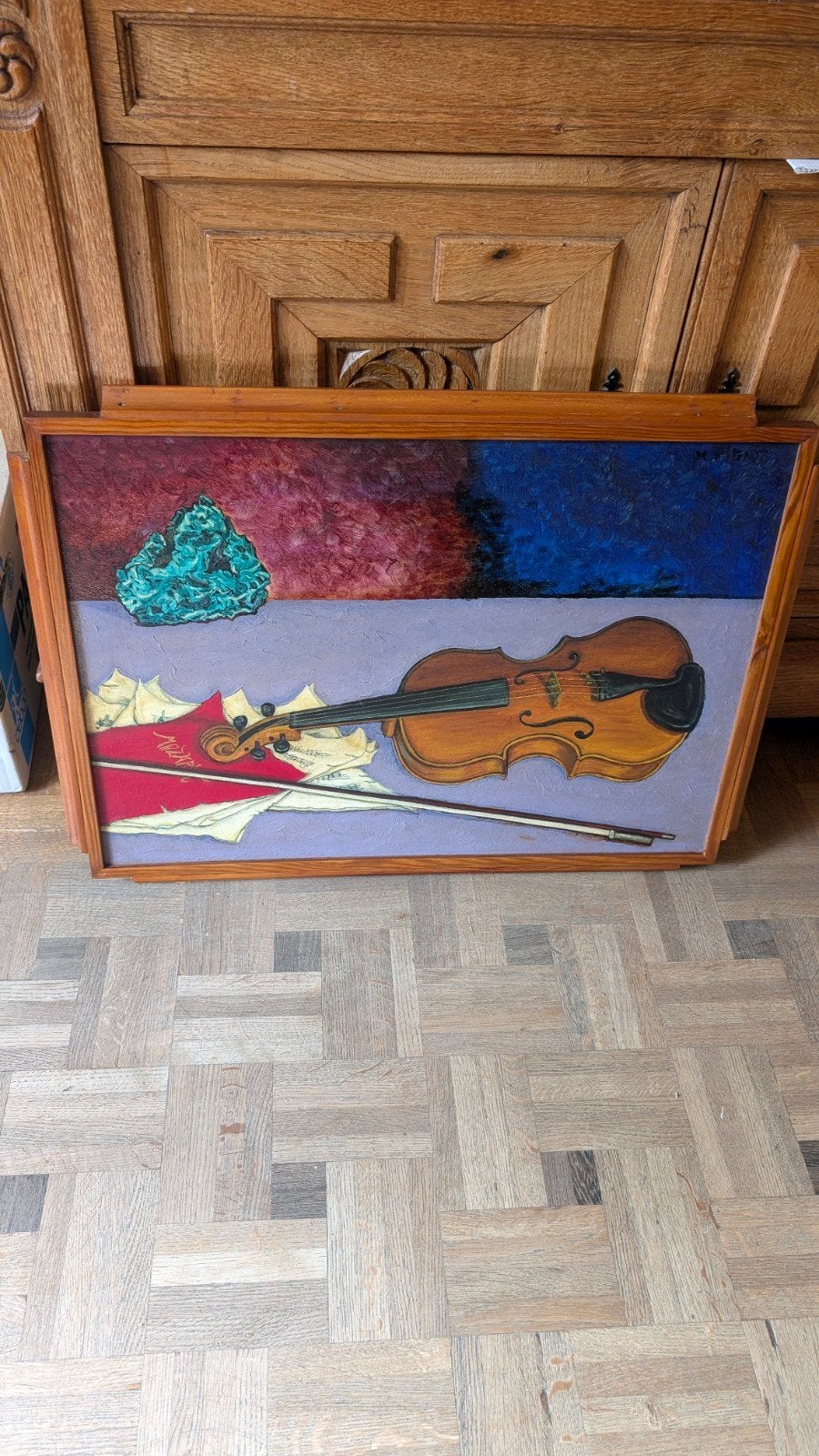 Schilderij M. Vigny te koop Mozart, Ophalen