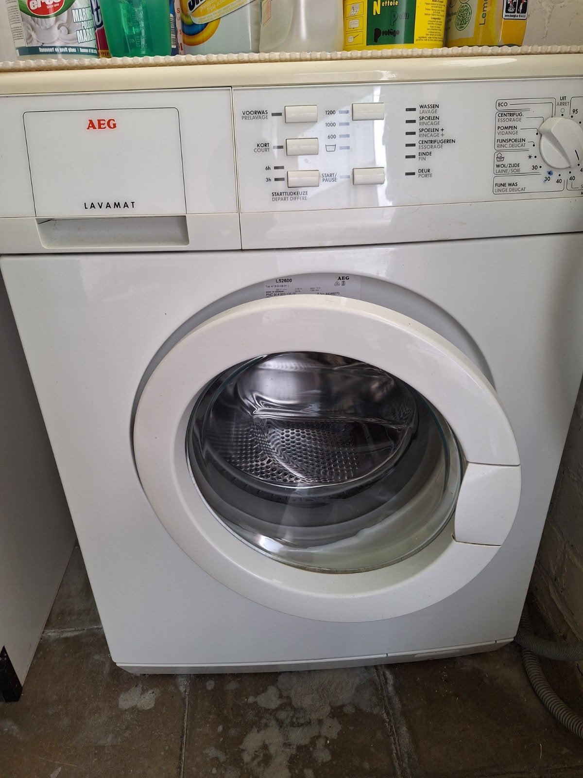 wasmachine, Enlèvement, Utilisé, Chargeur frontal