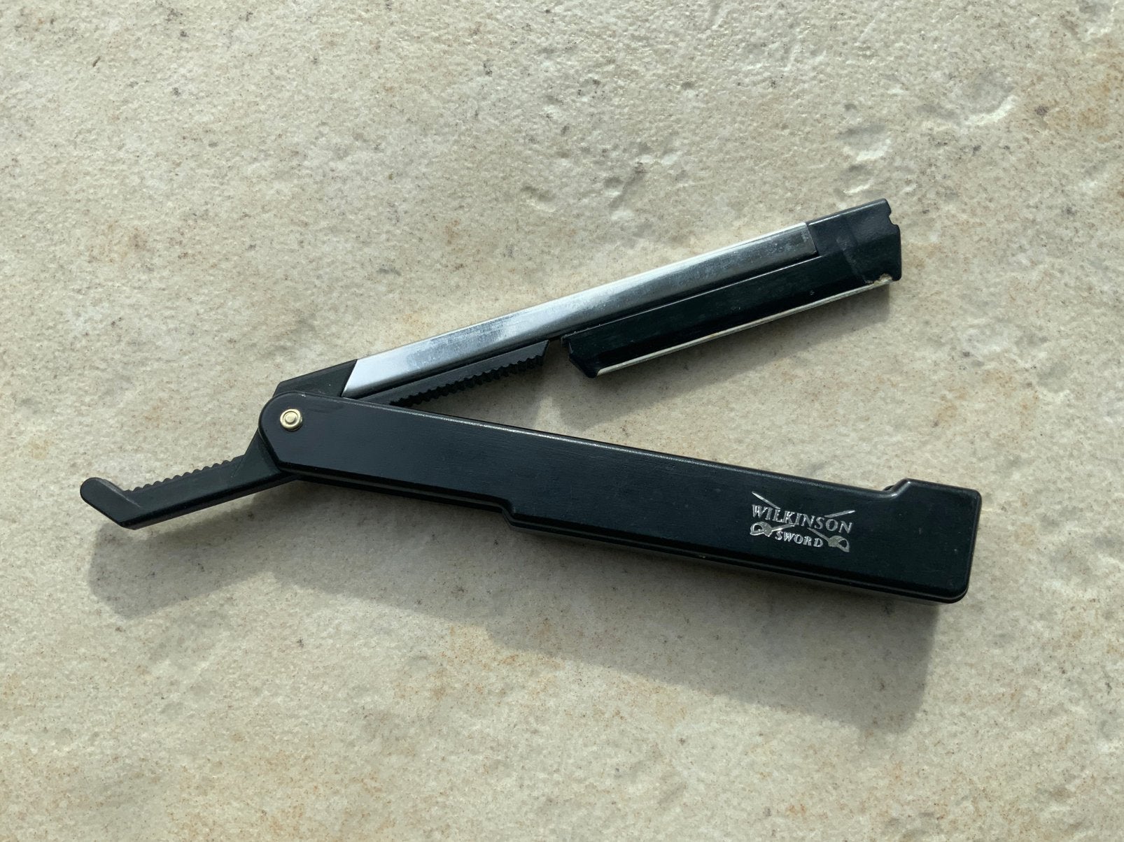 Épée Wilkinson Vintage Rasoir Shavette — Années 70/80, Enlèvement ou Envoi, Utilisé