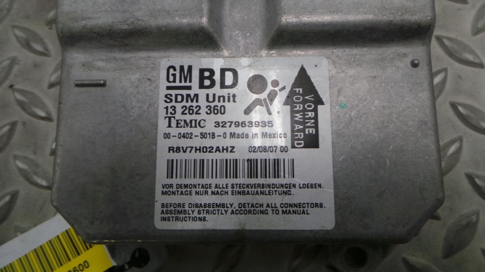 OPEL CORSA DESIGN COMPUTER ECU 2007, Auto-onderdelen, Elektronica en Kabels, Gebruikt, ARN erkend, Stiba lid, Erkend duurzaam
