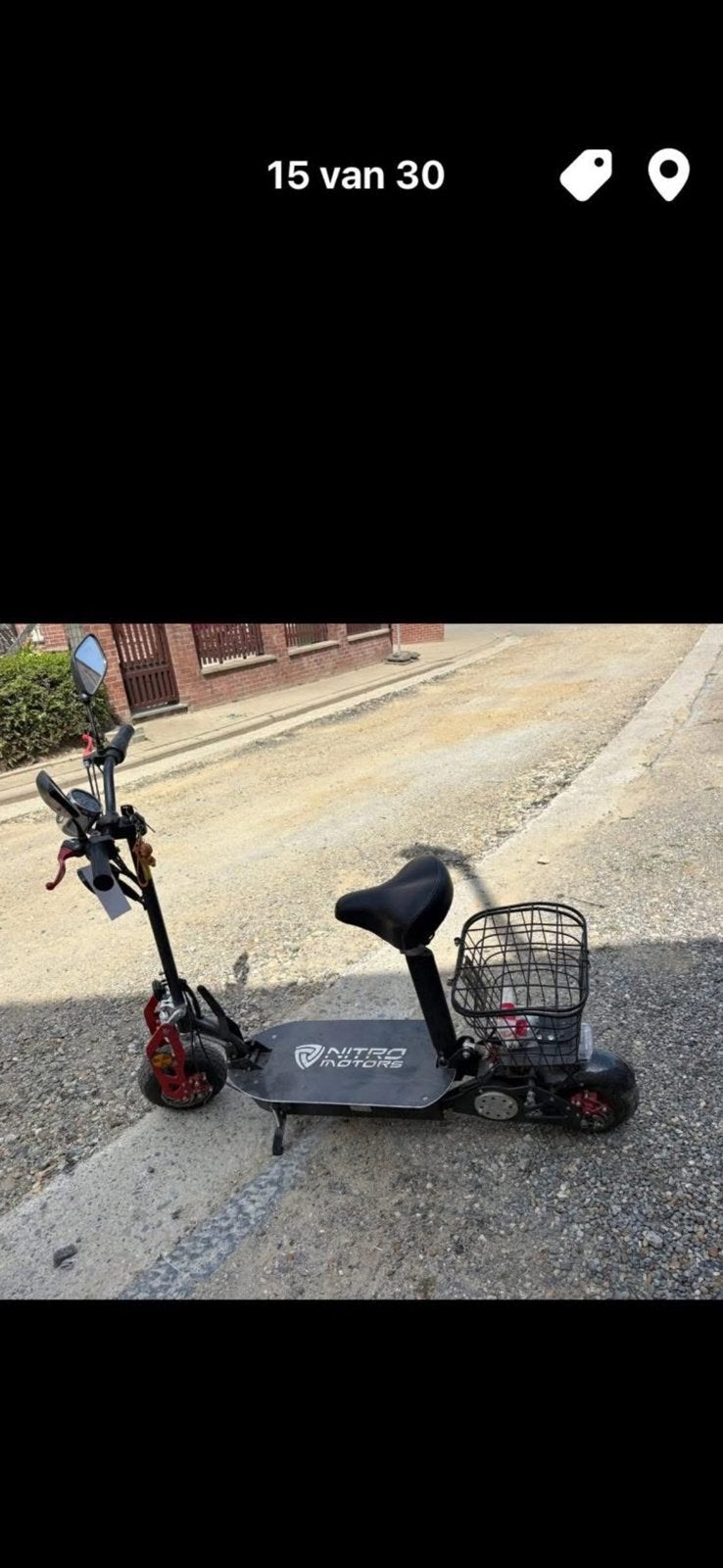 Te koop electrice step, Fietsen en Brommers, Steps, Ophalen, Zo goed als nieuw
