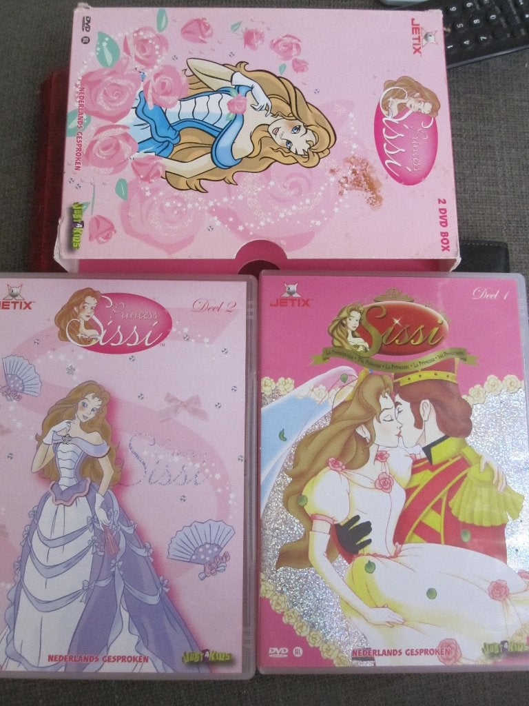 Princess Sissi (2 disc), Cd's en Dvd's, Tekenfilm, Zo goed als nieuw, Inclusief doosje, Alle leeftijden