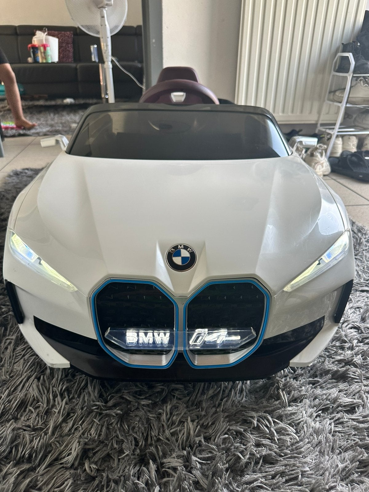 BMW i4 Elektrische Kinderauto Wit + Oplader | Goede Staat, Ophalen, Zo goed als nieuw