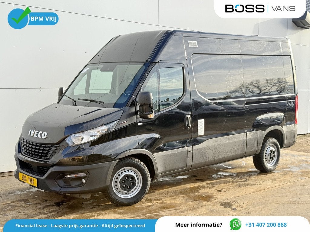 Iveco Daily 35S18 3.0 L2H2 Airco Adaptieve Cruise Control Ca, Achterwielaandrijving, 4 cilinders, Iveco, Zwart