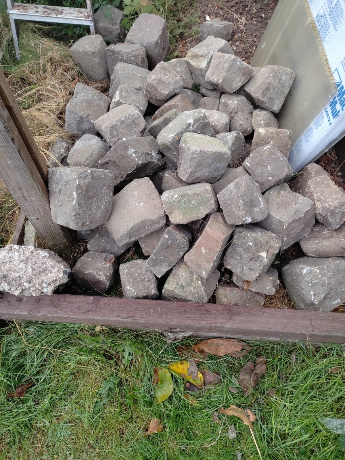 pavé de rue, Tuin en Terras, Ophalen