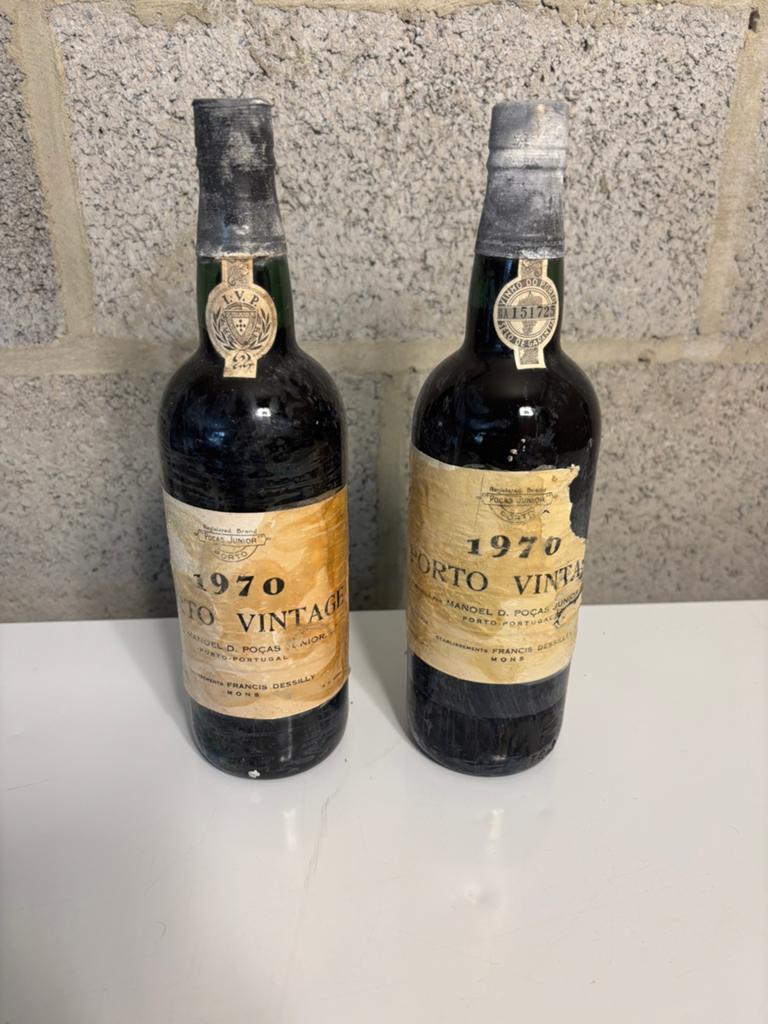 Bouteilles de Porto Vintage Pocas Junior 1970, Enlèvement ou Envoi, Comme neuf, Porto