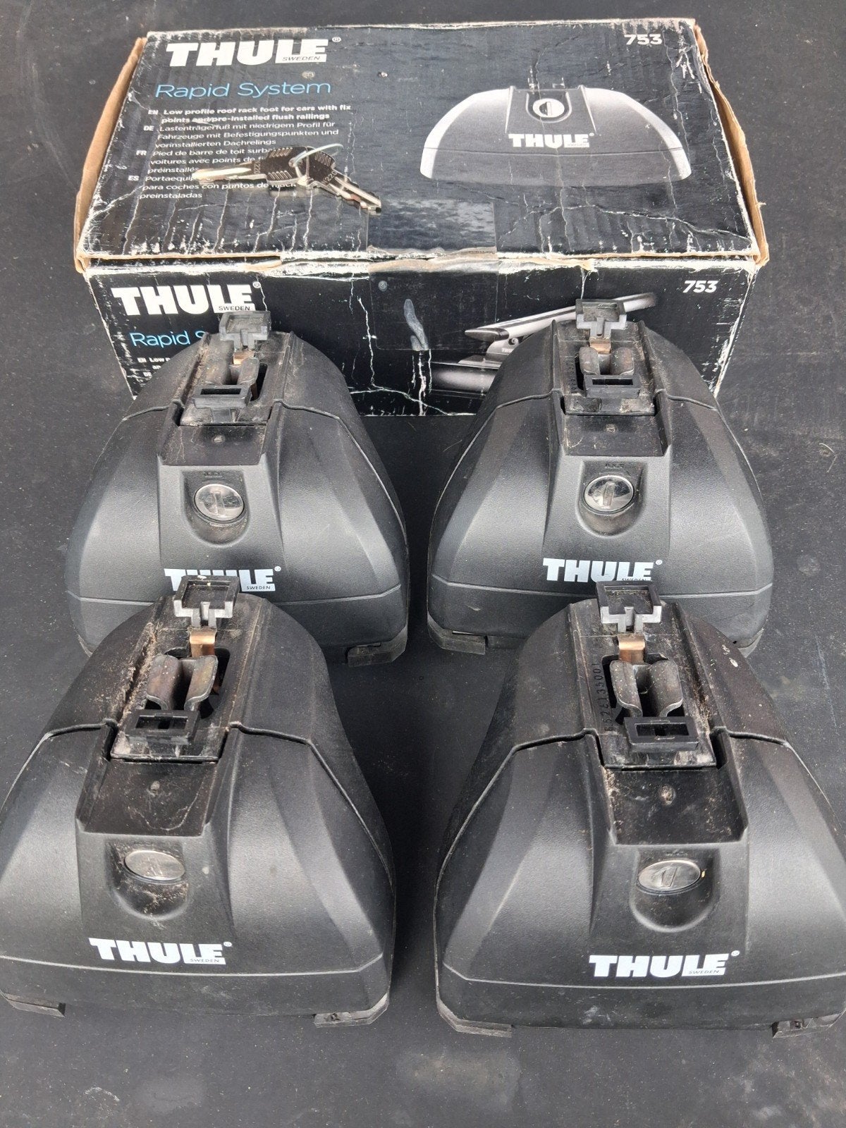 Thule 753 Rapid System, Auto diversen, Dakdragers, Ophalen, Gebruikt