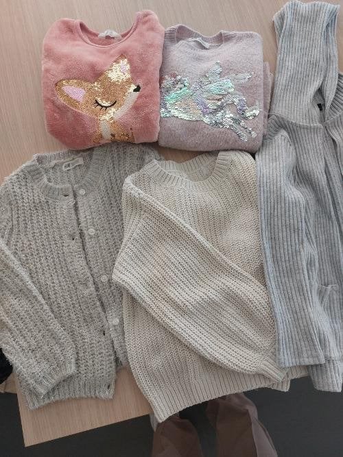 kinderkledij pakket 5 warme truien maat 122-128, Kinderen en Baby's, Ophalen, Zo goed als nieuw, Maat 128
