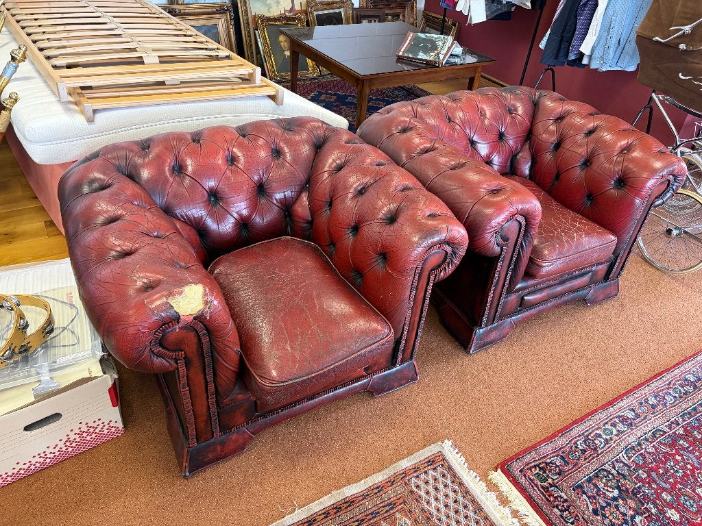 CHESTERFIELD ZETELS, Ophalen, Gebruikt, Eenpersoons, Chesterfield