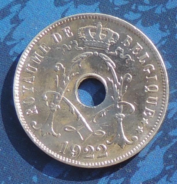 1922 25 centimes FR Albert 1er, Envoi, Métal, Monnaie en vrac